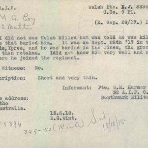 Soldier packet page
