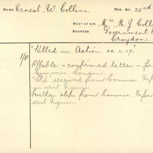 Soldier packet page