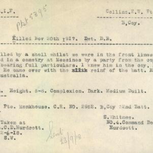 Soldier packet page