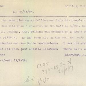 Soldier packet page