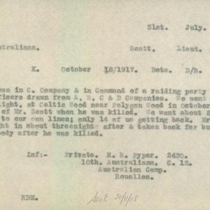 Soldier packet page