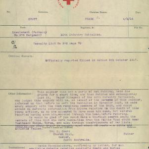 Soldier packet page