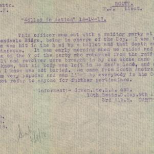 Soldier packet page