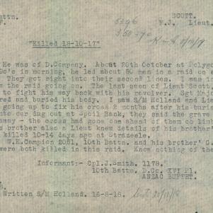 Soldier packet page
