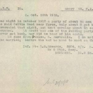 Soldier packet page