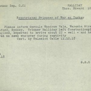 Soldier packet page