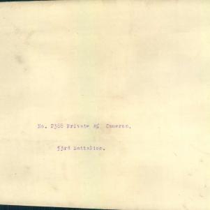 Soldier packet page