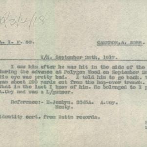 Soldier packet page