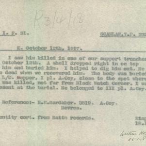 Soldier packet page