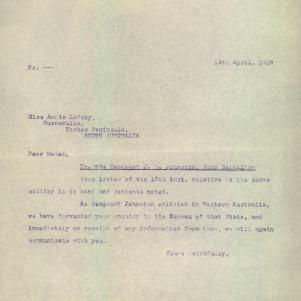 Soldier packet page