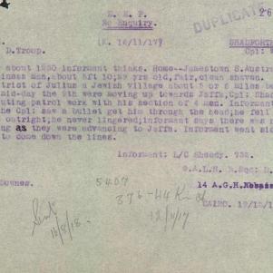 Soldier packet page