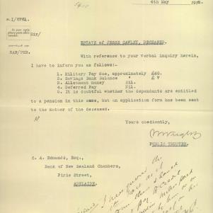 Soldier packet page