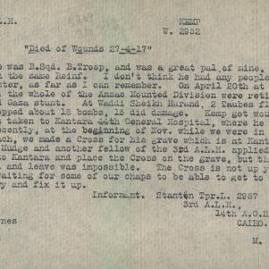Soldier packet page