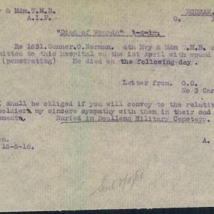 Soldier packet page