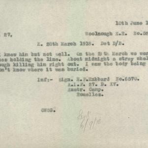 Soldier packet page