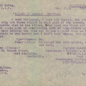 Soldier packet page