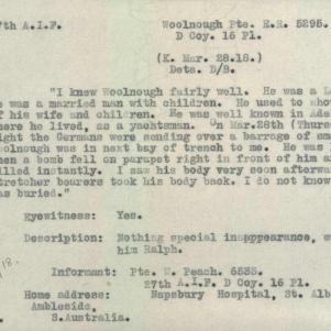 Soldier packet page