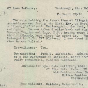 Soldier packet page