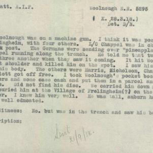 Soldier packet page