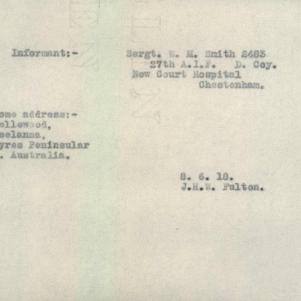 Soldier packet page