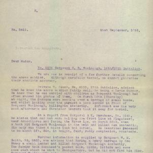Soldier packet page