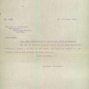 Soldier packet page