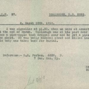 Soldier packet page