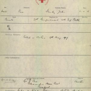 Soldier packet page