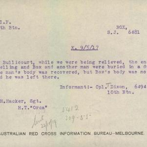 Soldier packet page