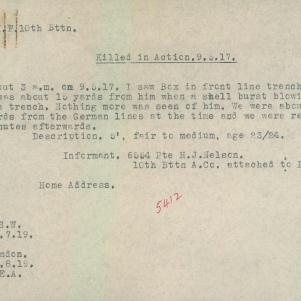 Soldier packet page