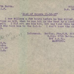 Soldier packet page