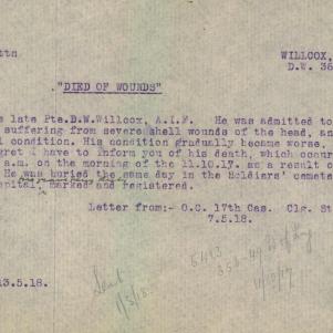 Soldier packet page