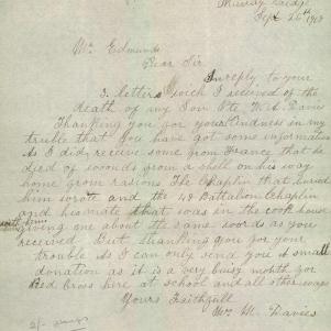 Soldier packet page
