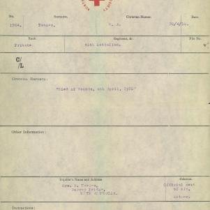 Soldier packet page