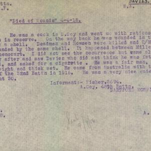 Soldier packet page