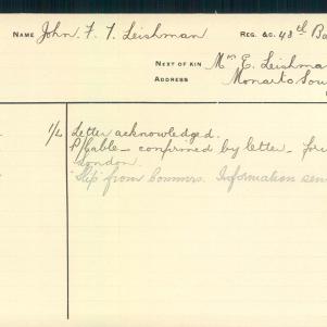Soldier packet page
