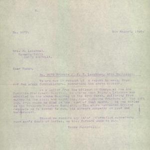 Soldier packet page