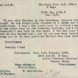Soldier packet page