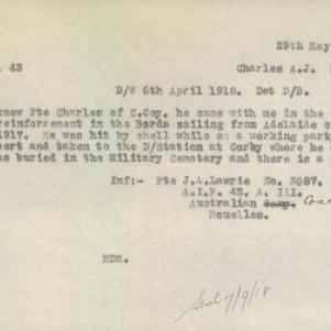 Soldier packet page