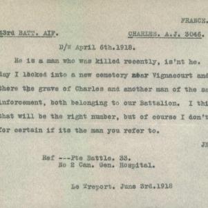 Soldier packet page