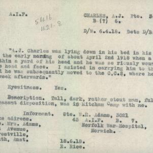 Soldier packet page
