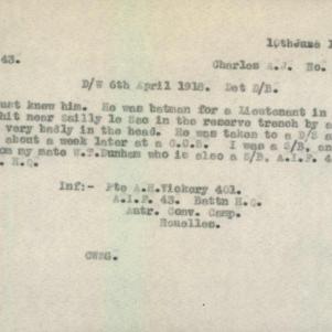 Soldier packet page