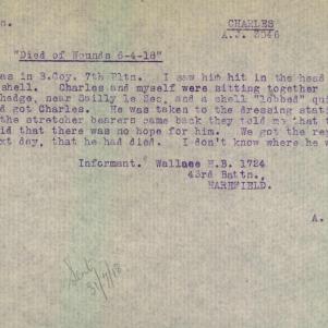 Soldier packet page