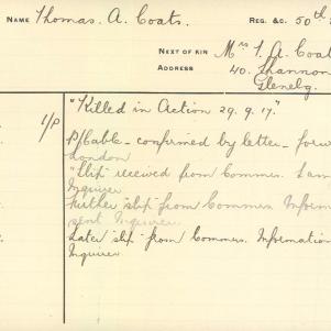 Soldier packet page