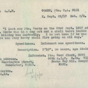 Soldier packet page
