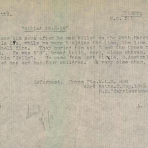 Soldier packet page