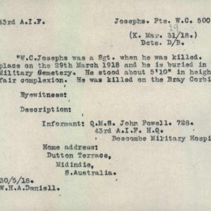 Soldier packet page