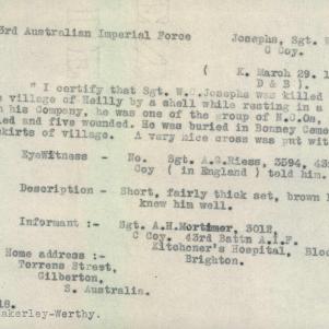 Soldier packet page