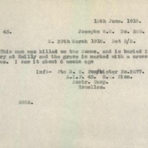 Soldier packet page