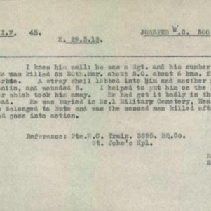 Soldier packet page
